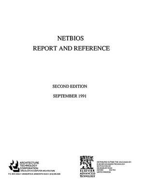 cover image of NETBIOS Report and Reference